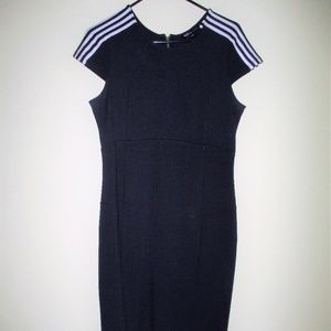 Felicity and Coco Navy Pencil Dress Size Large NWT